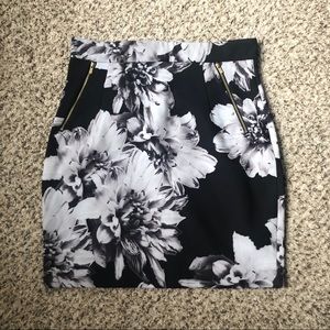 Floral Pencil Skirt